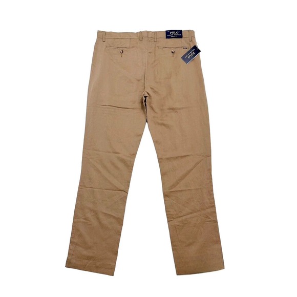 Polo Ralph Lauren Straight Fit RRL Desert Khaki Pants Mens 34x30 New Fast Ship - Picture 12 of 12